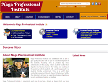 Tablet Screenshot of nagaprofessional.com